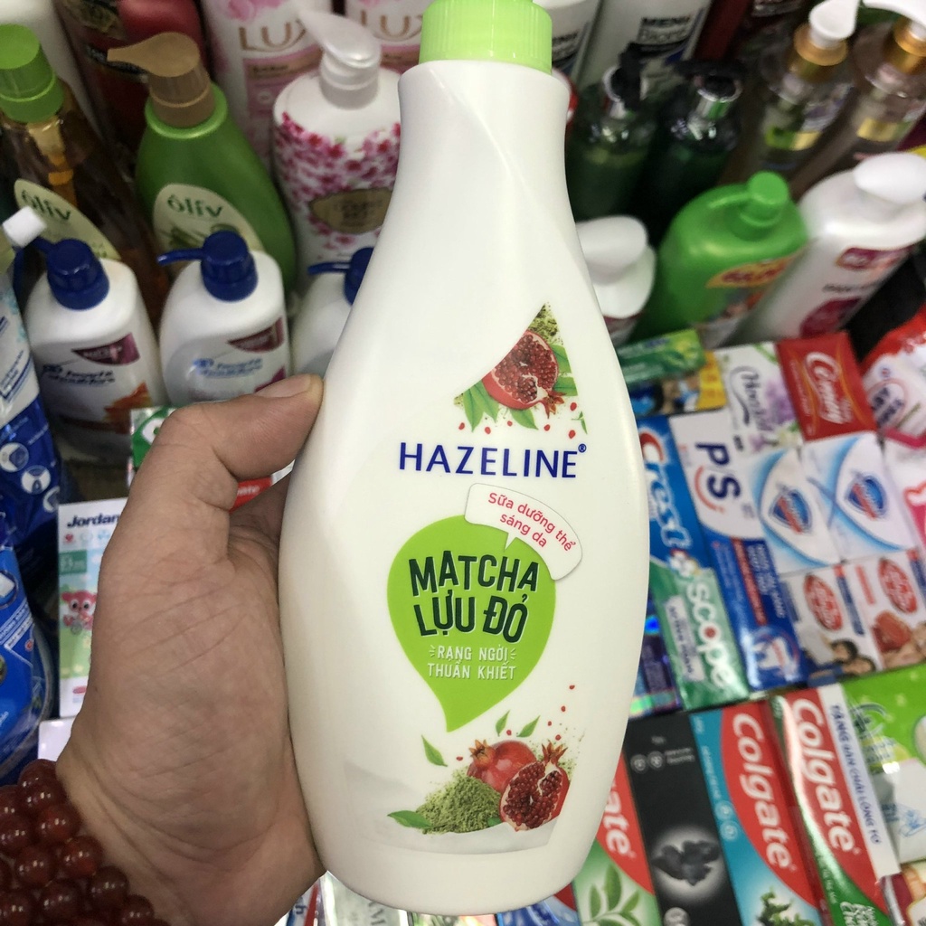 Sữa dưỡng thể Hazeline matcha lựu đỏ 370ml | Shopee Việt Nam