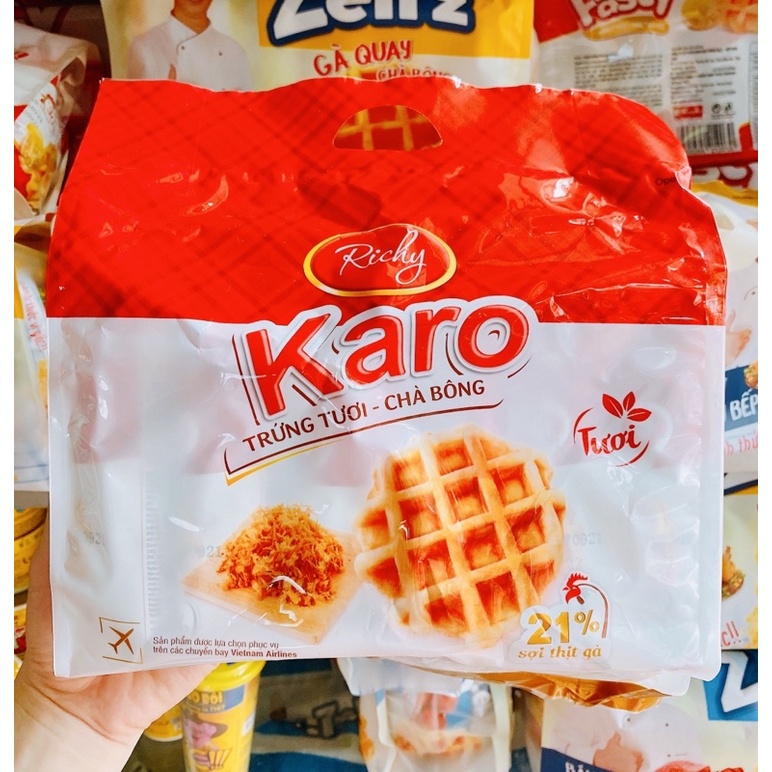 BÁNH KARO SỢI THỊT GÀ, PHÔ MAI HOÀNG KIM GÓI 156G | Shopee Việt Nam