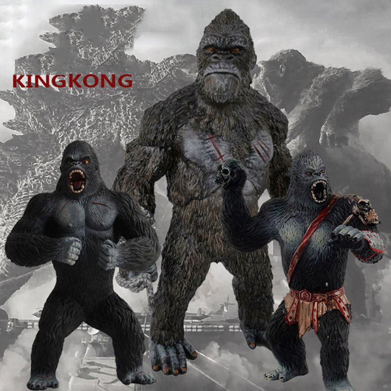 King Kong Gorilla Model Godzilla Hình Skull Island Đồ chơi Đồ trang trí