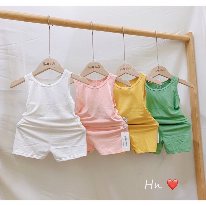(MS18)Bộ ba lỗ thun lạnh siêu mát cho bé trai/bé gái
