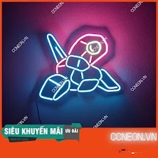 Đèn Trang Trí Phòng Led Neon Hình Porygon (Đèn Led Neon Phim Hoạt Hình Pokemon)