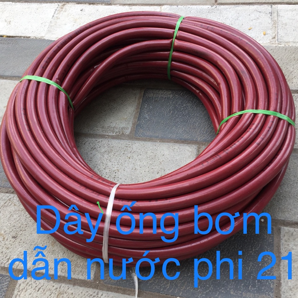 Dây ống mềm dẫn nước phi 21 và 27 (set 10m) tuỳ chọn thêm những cút nối