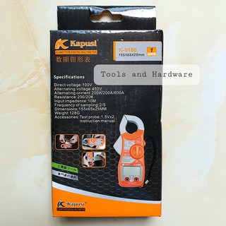Ampe kềm đo điện hãng Kapusi K-9186 có tặng kèm bút thử điện Kapusi
