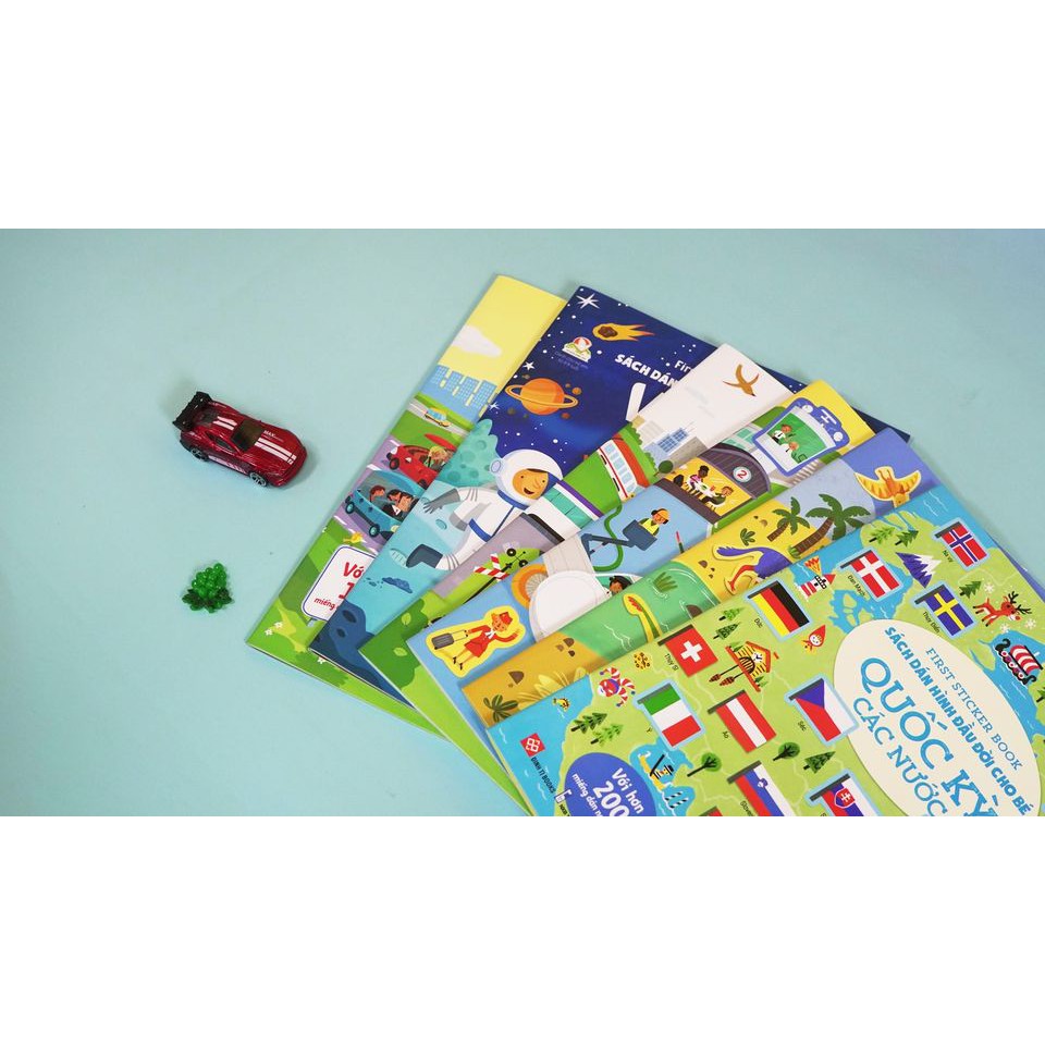 Ảnh Sách thiếu nhi - First sticker book - Dán hình đầu đời cho bé ( nhiều chủ đề ) 1
