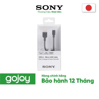 Cáp MICRO USB 1.5m SONY CP-ABP150 3 màu - Bảo hành chính hãng 12 tháng