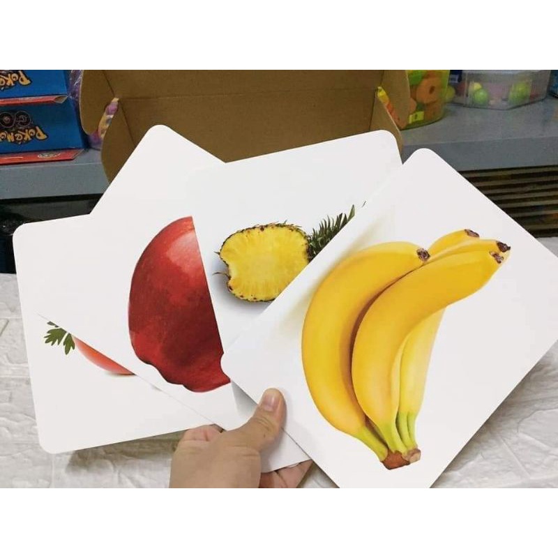 [Loại 1] Bộ Thẻ Học Chuẩn kt Lớn A5 -15x21cm-H/ảnh về TGXQ Rõ Nét,Sinh Động, Thực Tế- Flashcard Giúp Bé Phát Triển Sớm