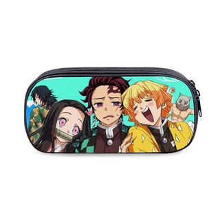 GC9 Demon Slayer Anime Văn Phòng Phẩm Hộp Đựng Bút Chống Thấm Nước Túi Tanjirou Nezuko Zenitsu Inosuke Quà Tặng Cho Trẻ Em CG