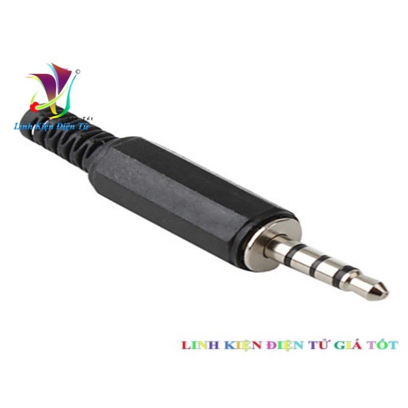 Jack audio 3.5 3 khấc GND-L-R không mic | Shopee Việt Nam