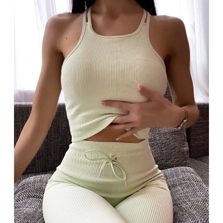 Bộ đồ tập Botee pastel (gồm 2 mẫu bra và quần ngắn,quần dài) (TÁCH LẺ BÁN)