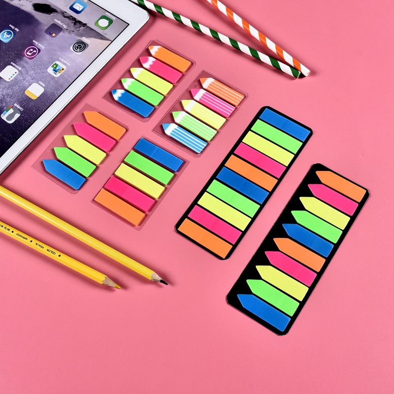 Bộ giấy ghi chú 5 màu sáng tạo dễ thương