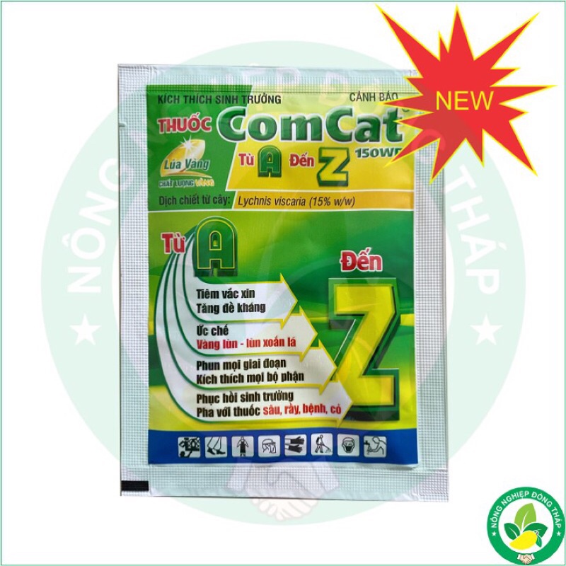 Thuốc ComCat A-Z 150WP 7,55gr (gói lớn) - kích rễ giải độc bật chồi ...