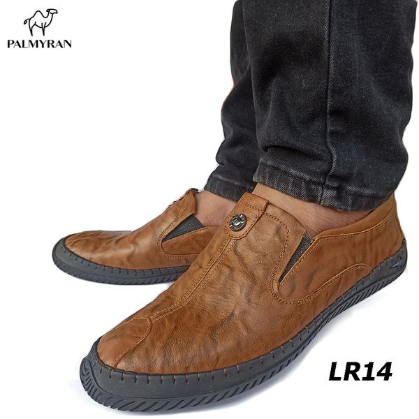 Giày lười nam da bò thật cao cấp palmyran LR14