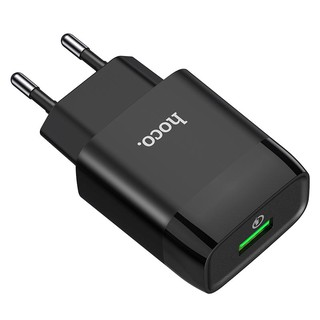 Cốc sạc Hoco C72Q Glorious QC3.0,18W output, chân tròn