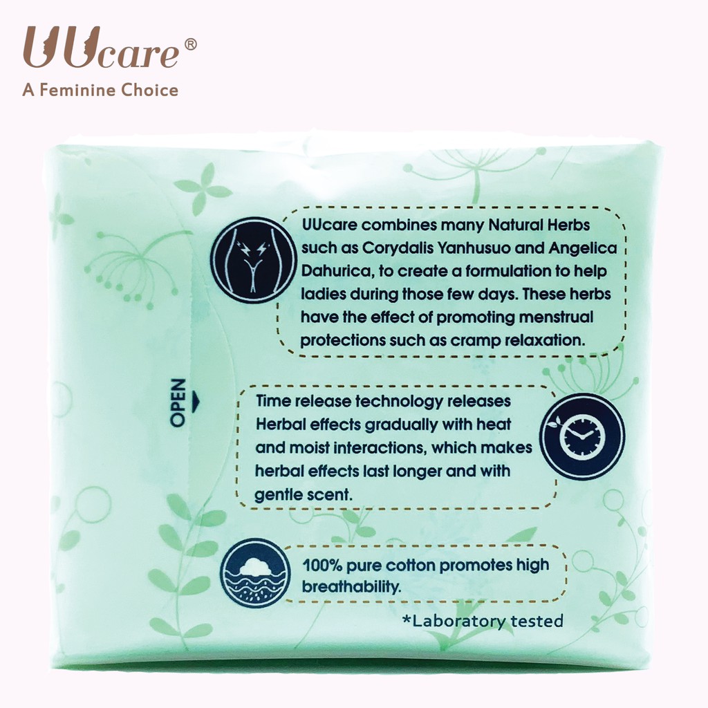 Ảnh Băng vệ sinh Thảo dược Uucare Ban đêm 28cm 4