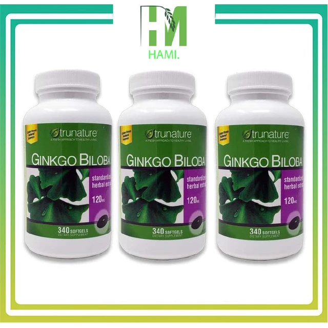 Viên uống bổ não Ginkgo Biloba Trunature 340 Viên