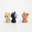 FANIELLAPOWELL 1 Cái gật đầu cho chó con Đồ chơi xoay xe Vinyl dễ thương
