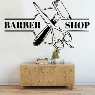 Decal Trang trí Barber, Salon cắt tóc, tạo điểm nhấn, thu hút khách hàng P5