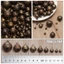 FEDAOG 10 Chiếc Đồng Jingle Bells Thủ Công Vòng Tay Vòng Cổ Handmade Retro Đồng