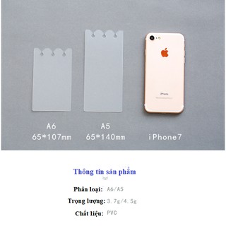 MIẾNG NHỰA GIỮ BĂNG KEO TRONG PLANNER