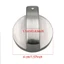 JVSUB 2 Chiếc Nồi Điều Khiển Núm Nóng Hợp Kim Kẽm Bạc Bếp Gas Công Tắc
