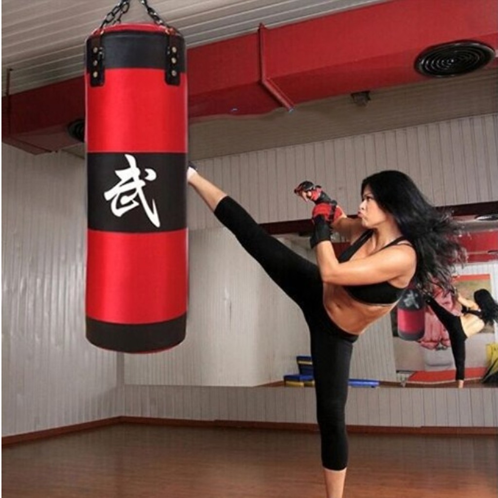 Ảnh Vỏ Bao Đấm Bốc Treo Tường 3 Lớp Cao Cấp Chính Hãng Amalife - Bao Cát Mua 1 tặng 7 Phụ Kiện Đầy Đủ Đi Kèm 3