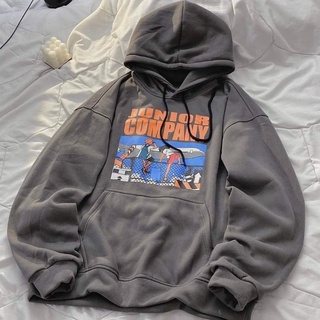 [Có sẵn] Áo Hoodie Junior Company Nỉ Lót Bông form rộng Nam Nữ mặc được