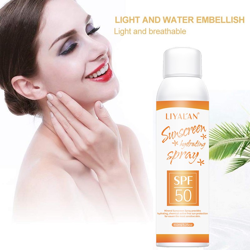 Ảnh Xịt chống nắng LIYALAN SPF 50+ hỗ trợ cấp ẩm cho làn da 150ml 4