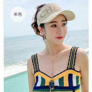 Mũ lưỡi trai nửa đầu mũ chống nắng phong cách cá tính [siêu hot]
