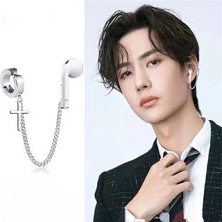 Tai Nghe Bluetooth Không Dây Dạng Kẹp Chống Thất Lạc Bằng Thép Titan Không Phai Màu