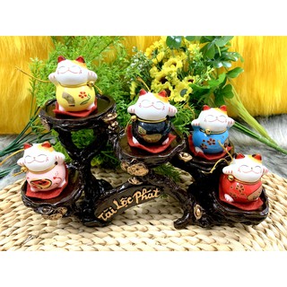 Tượng Mèo Sứ Thần Tài Maneki Neko và đế Tài Lộc Phát