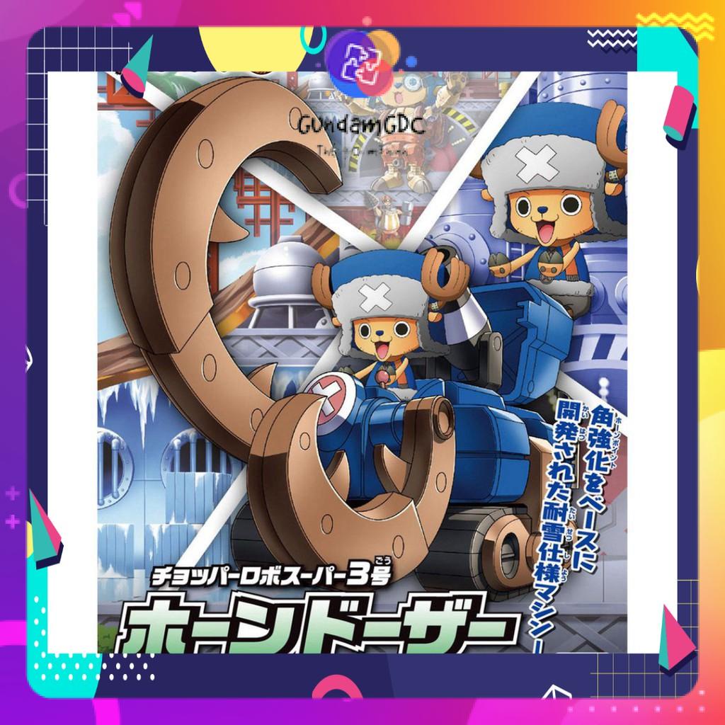 Bandai Hobby - One Piece Chopper Robo Super 3 Horn Dozer - Modellino Gunpla In Kit Di Assemblaggio, Multicolore, BAN209438