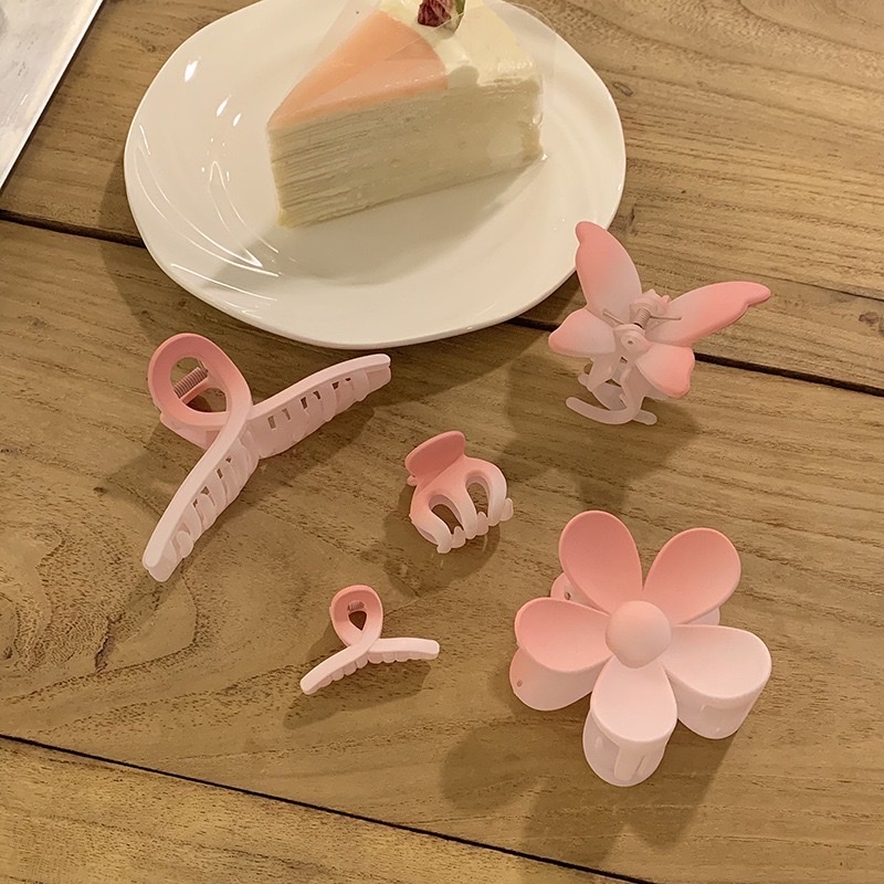Set 5 Kep Tóc Nữ Tone Hồng Vintage Mẫu Mới Siêu Xinh | BigBuy360 - bigbuy360.vn