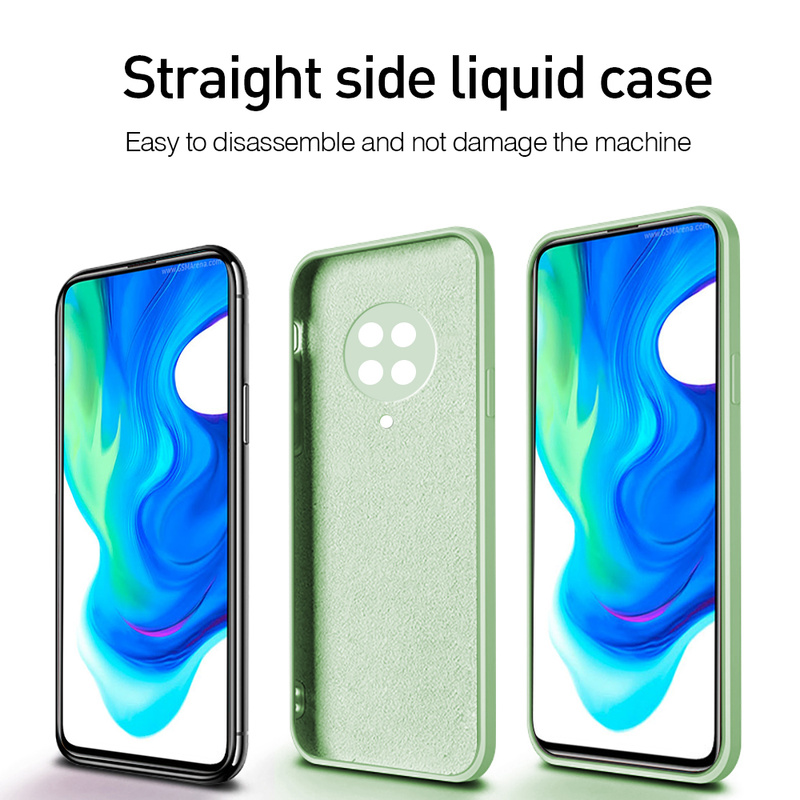 Ốp điện thoại silicon dẻo viền vuông sang trọng màu kẹo cho Xiaomi Mi 9T Pro Poco F2 Pro Redmi K30 K20 Pro K30 Ultra