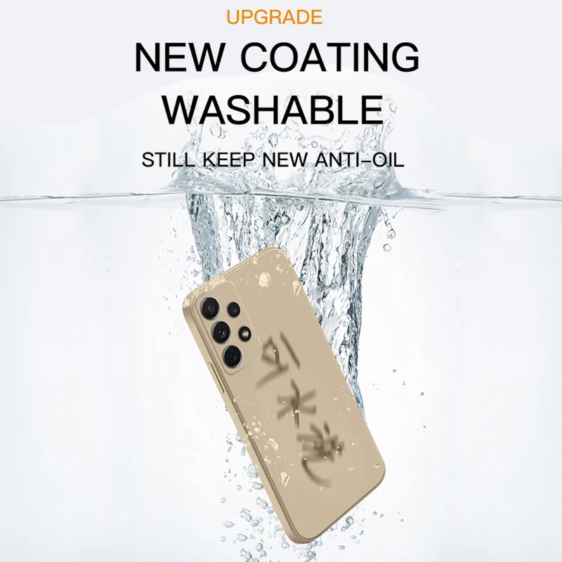 Ốp điện thoại dẻo khung vuông cho Samsung Galaxy ss A03s A02s A22 A32 A52s A52 A72 A02 M02 4G 5G 2021