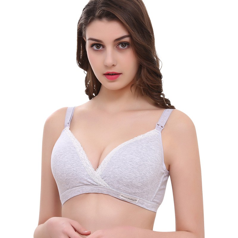 Áo ngực điều dưỡng Siêu tiết kiệm Khóa trên Áo ngực bà bầu thoải mái nhẹ / Tập hợp chống chảy xệ / Áo ngực điều dưỡng tiện lợi sau sinh