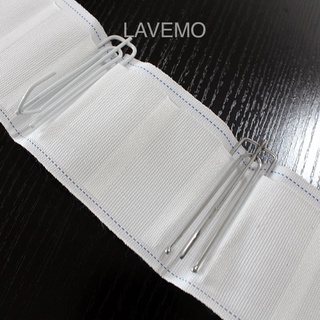 Móc Treo Rèm Cửa Vải 4 Chân LAVEMO Bằng Thép Cao Cấp Tiện Lợi Dễ Sử Dụng Không Gỉ Siêu Bền MT12