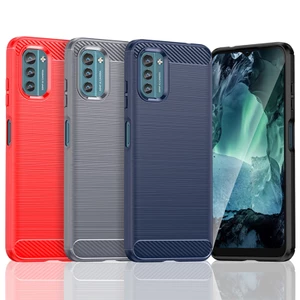 Dành Cho Nokia G21 G11 G20 G10 G50 Siêu Mỏng Kết Cấu Chải Mềm Chống Sốc