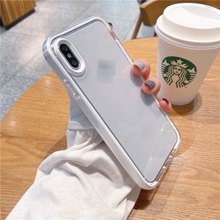 Ốp Điện Thoại Dày Trong Suốt Chống Sốc 2 Trong 1 Cho Iphone X Xs Xr 11 13 12 Pro Max 6 6s 7 8 SE 2 3 Trong 1