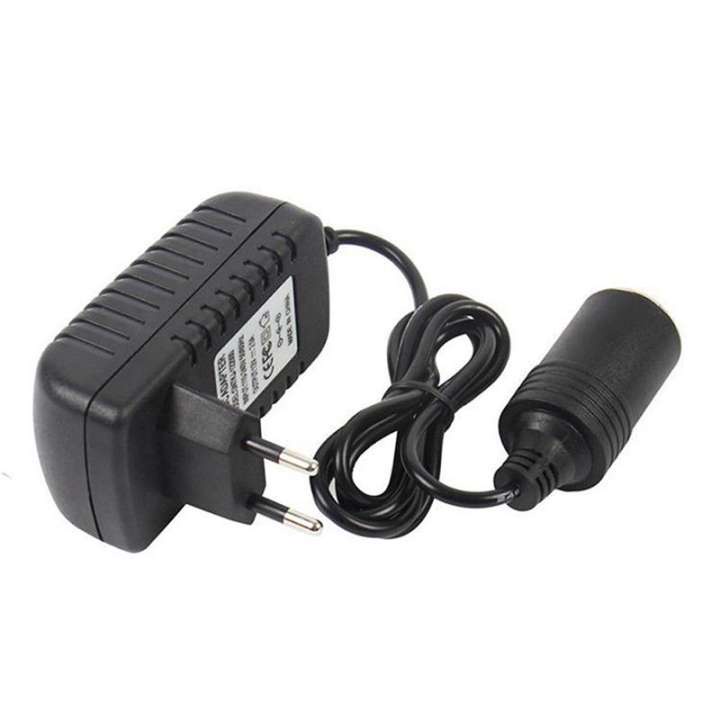 Bộ Chuyển Đổi Ổ Cắm Thuốc Lá Xe Hơi Di Động 220V Đến 12V