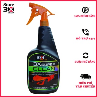 DUNG DỊCH RỬA XE TẨY DẦU MỠ 3X SUPER CLEAN 1000ML