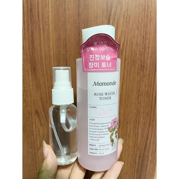 Nước Hoa Hồng Mamonde Rose Water Toner chiết xuất 90.98% nước hoa hồng