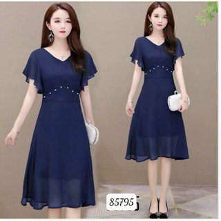ĐẦM VOAN Ý ĐÍNH NGỌC,ĐƯỢC THIẾT KẾ HỌA TIẾT TRƠN NHƯNG KHÔNG KÉM PHẦN SANG TRỌNG  THỜI TRANG KME.STORE
