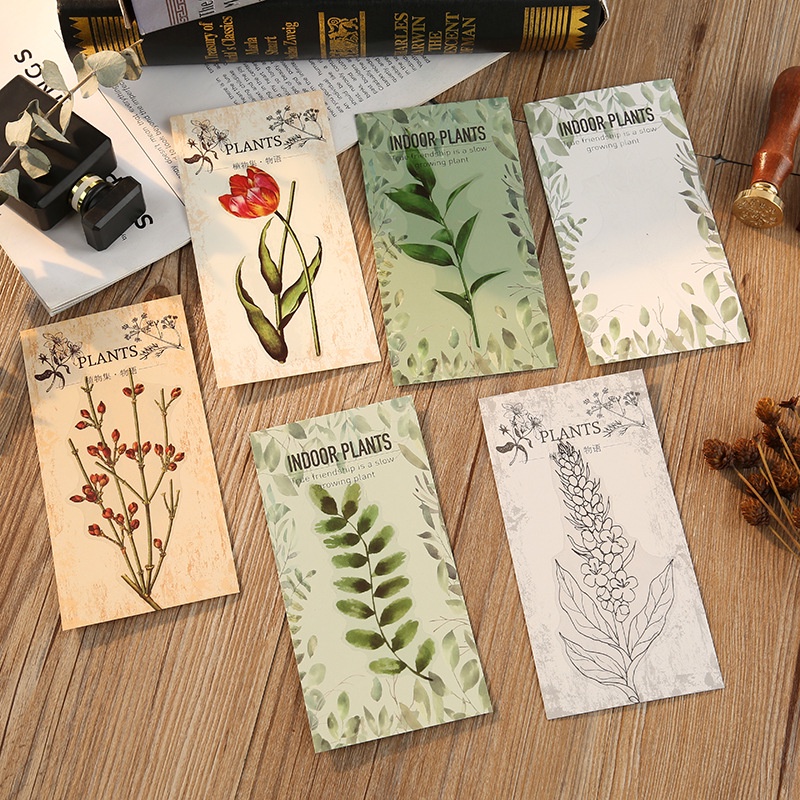 Sticker trong suốt vintage dán set 40 nhãn dán retro HD27-K72 DIY Crafts, Scrapbook, Bullet Journal, Diary, Planner