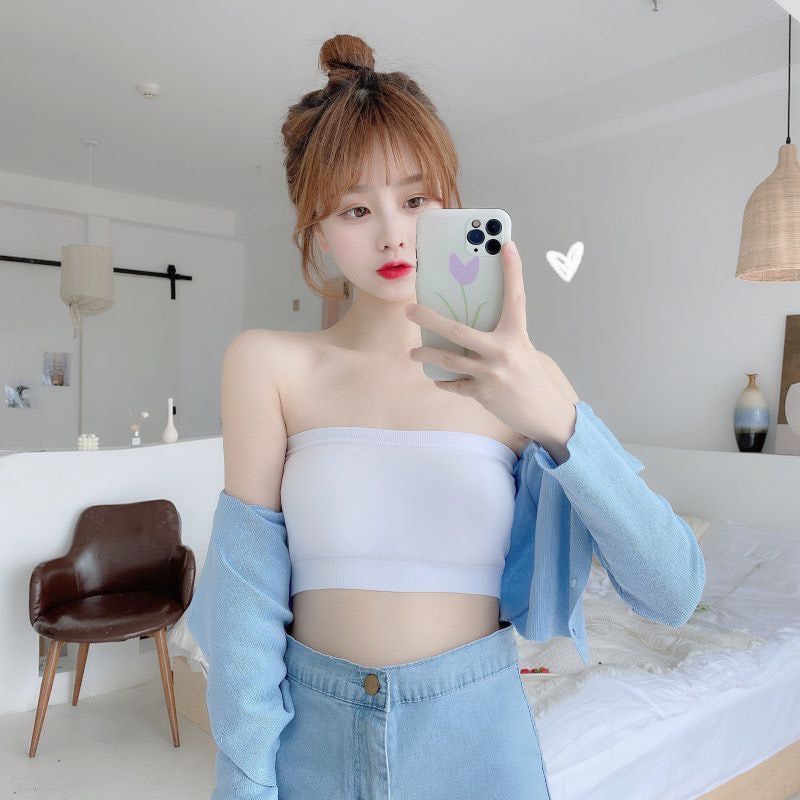 Áo ống nữ cúp ngực không đệm , áo bra không dây cực xinh 531