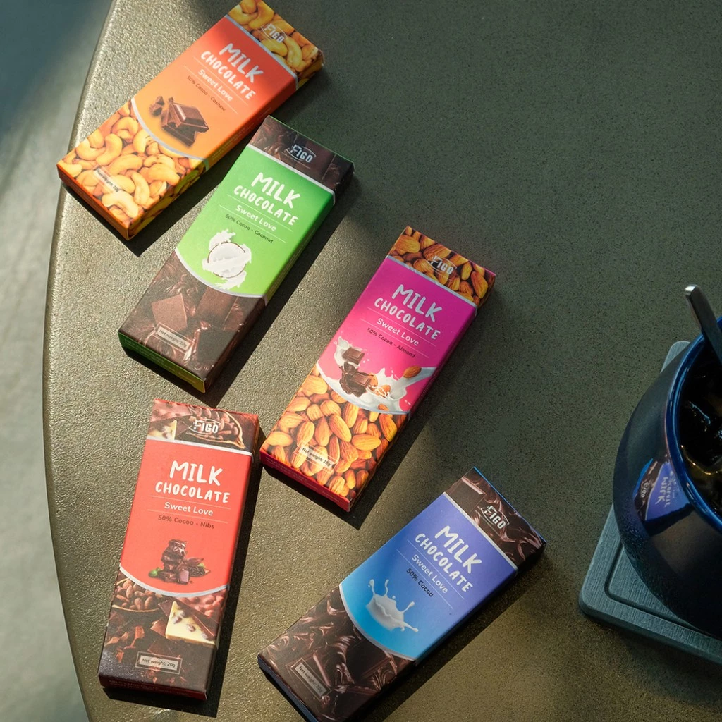 Thanh Socola FIGO Mix Nhiều Vị Sữa Cacao Trái Cây Đồ Ăn Vặt Nội Địa Việt Nam 20G