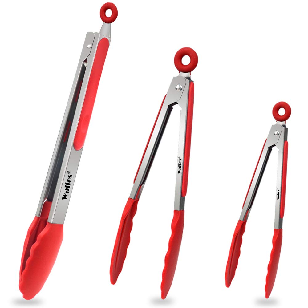 Ảnh Kẹp silicone thực phẩm bằng thép không gỉ Walfos 2