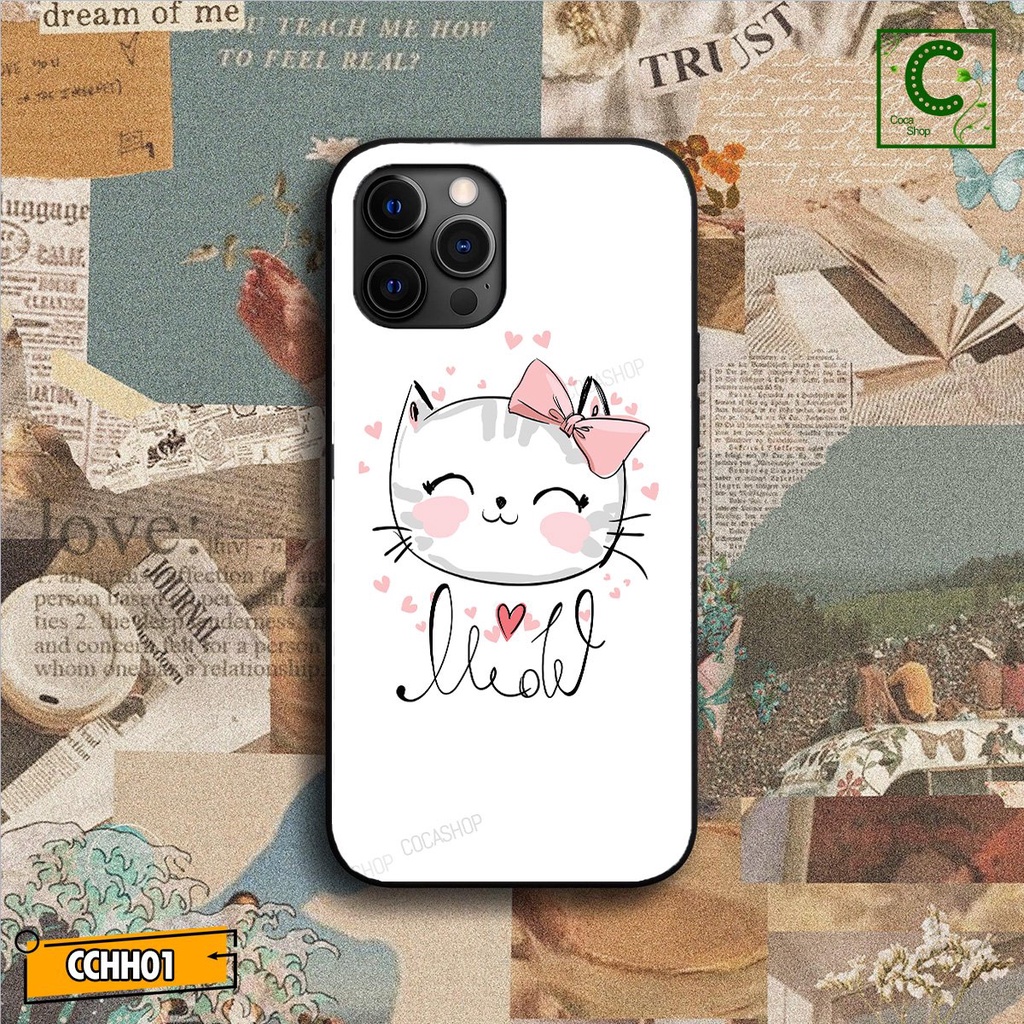 Ốp iphone in hình cực đẹp chống sốc - Chú mèo con đáng yêu - 6/6plus/6s/6splus/7/7plus/8/8plus/x/xr/xs/11/12/pro