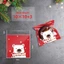 Bao bì hoạ tiết, túi đựng bánh dán miệng 10x10+3, chủ đề Noel Giáng Sinh - BAKERY KING