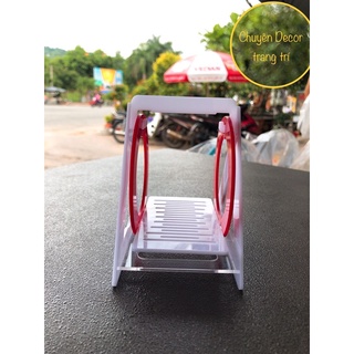 Xích đu cho hanster, cao 10cm, mica cao cấp