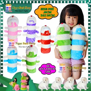 [QUÁ ĐẸP] GỐI ÔM CON SÂU SIÊU TO KHỔNG LỒ SIÊU ĐẸP DÙNG ÔM NGỦ - GẤU BÔNG HÌNH CON SÂU SIÊU CƯNG
